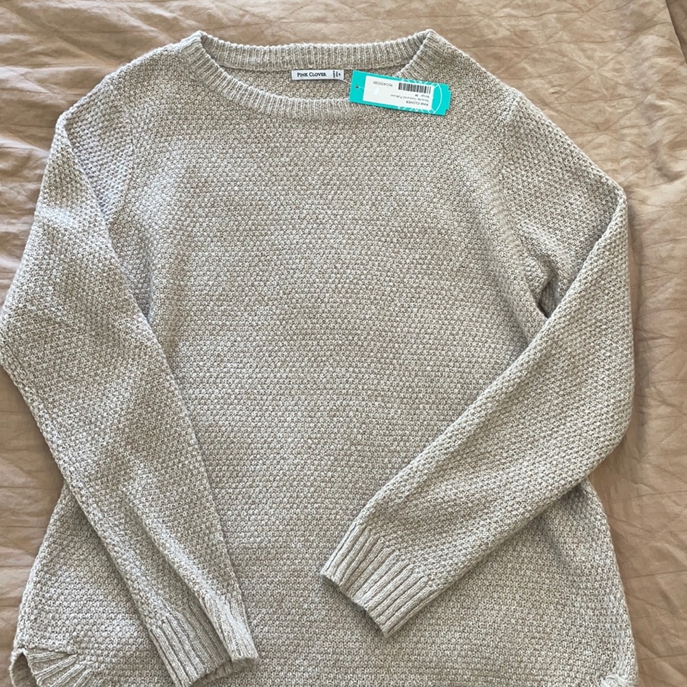 Pink Clover Sweater